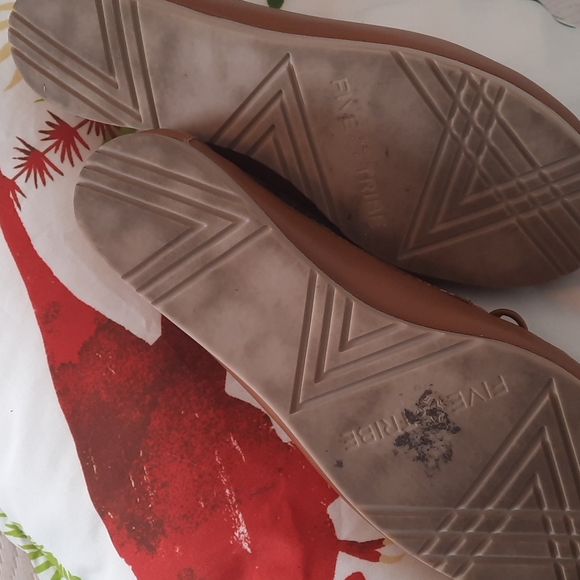Five Tribe Size 10 Brown Flats Shoe - Picture 6 of 6